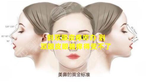 割双眼皮痒咋办 割双眼皮眼睛痒得受不了